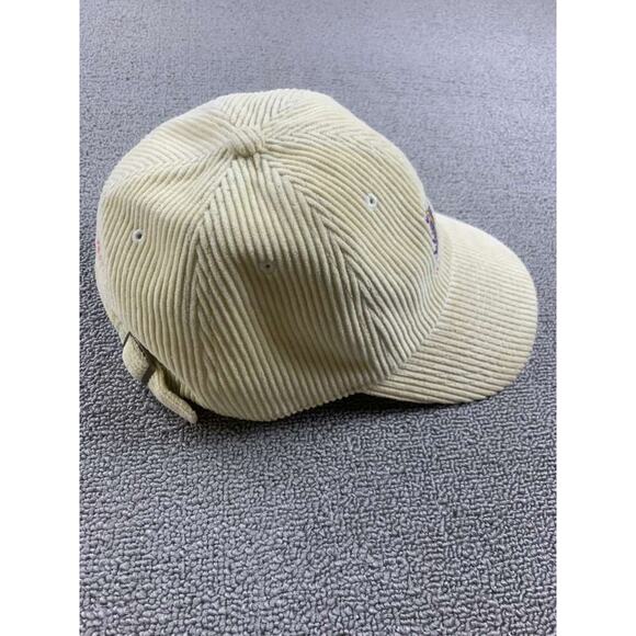 MENS MITCHELL & NESS NBA 1985 WORLD CHAMPS DAD STRAPBACK HWC LAKERS - KHAKI - Picture 6 of 8
